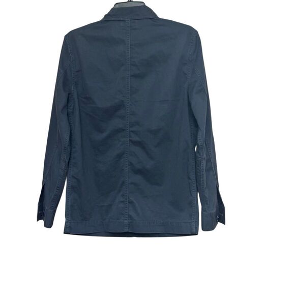 TAYLOR STICH The Ojai Jacket in Organic Navy Foundation Twill  Size: S - Picture 2 of 7